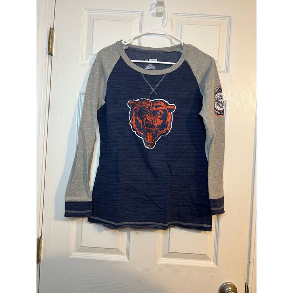 NFL Team Apparel Bears Football Ladies Crewneck Sweatshirt Sz: Small - Picture 1 of 4